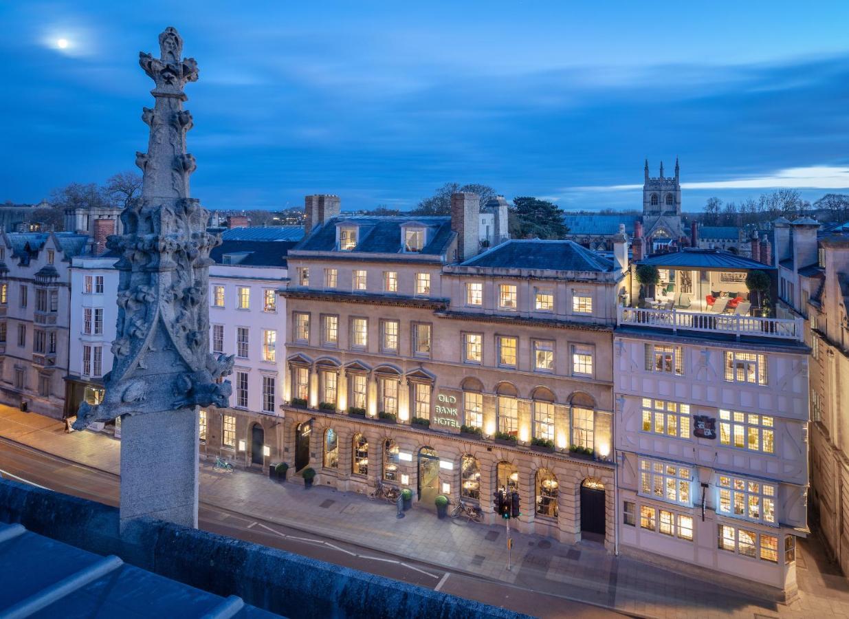 Old Bank Hotel Oxford Esterno foto The hotel at night