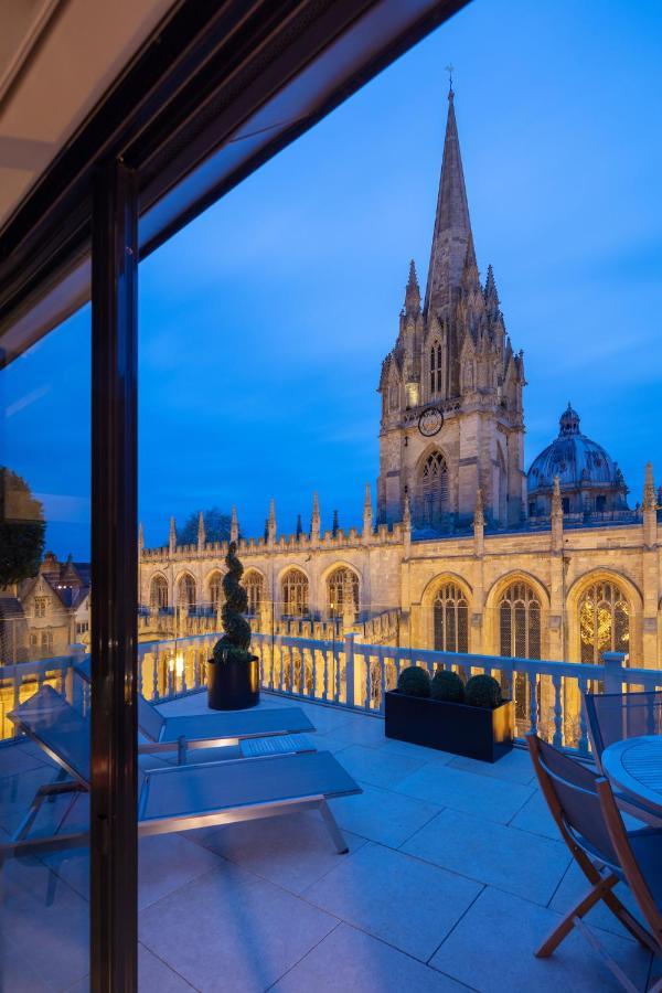 Old Bank Hotel Oxford Esterno foto The view from the hotel's rooftop