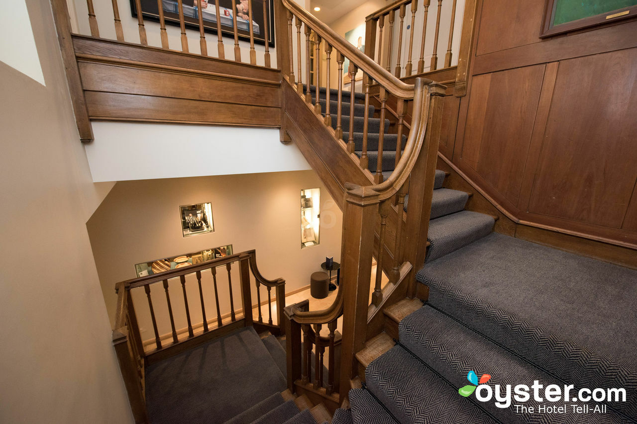 Old Bank Hotel Oxford Esterno foto The staircase at the hotel
